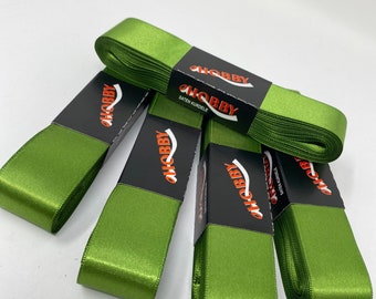 1-1/4 Inch OLIVE GREEN  (72) 30mm 100% POLYESTER Double Faced Satin Ribbon more than 10 yards  Lots of Colors to Choose From