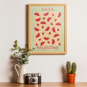 Palestine Poster | Gaza Poster | Palestine Art | Digital Art | Wall Art | Palestinian Art | Downloadable Hi-Res | Print | Printable Art
