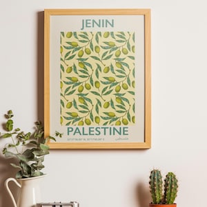 Palestine Poster | Jenin Poster | Palestine Art | Digital Art | Wall Art | Palestinian Art | Downloadable Hi-Res | Print | Printable Art