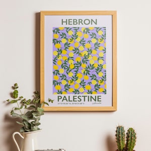 Palestine Poster | Hebron Poster | Palestine Art | Digital Art | Wall Art | Palestinian Art | Downloadable Hi-Res | Print | Printable Art