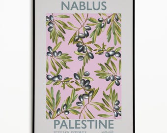 Customizable Palestine City Print | Minimalist Wall Art