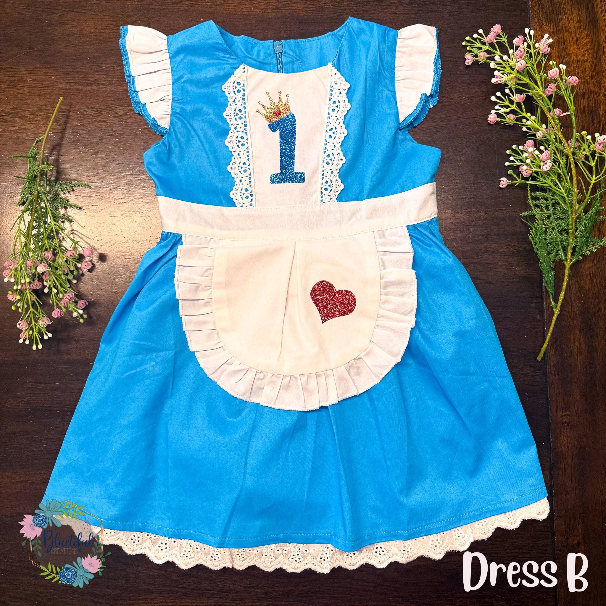 alice in wonderland first birthday dress Alice Tea Party Dress Reimagined – Only Little Once