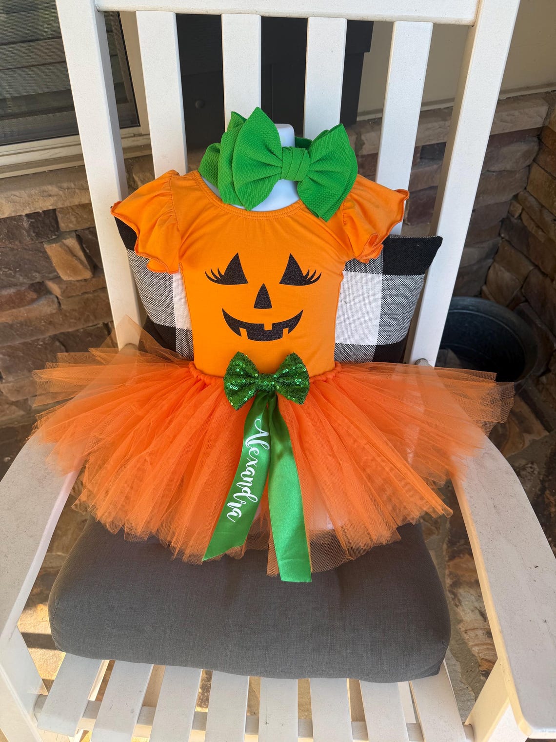 Halloween Specials PREORDER Pumpkin Bodysuit & Hat main image 1