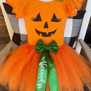 Halloween Specials PREORDER Pumpkin Bodysuit & Hat main image 0