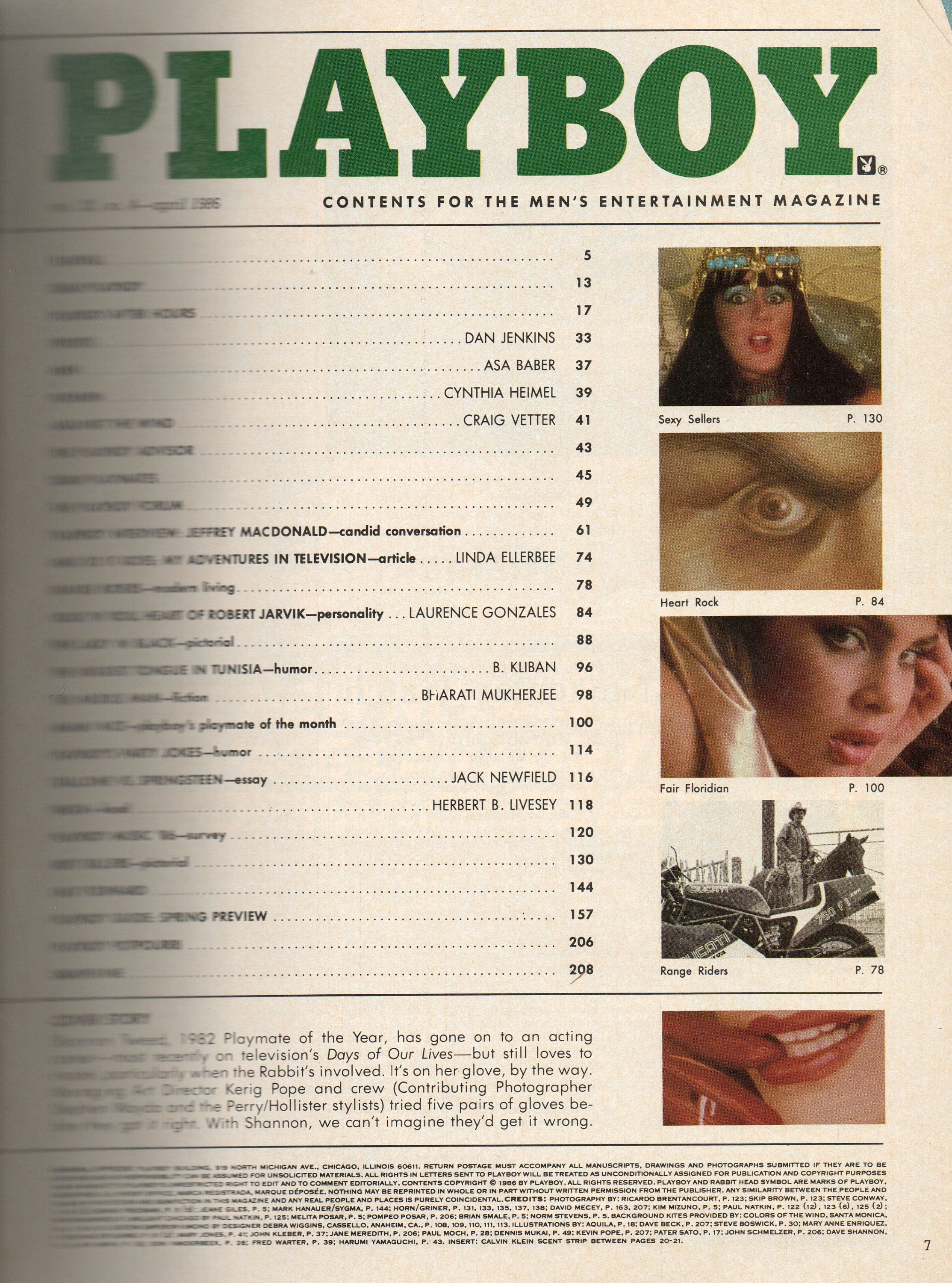 Vintage 1986 April Playboy Teri Weigel Centerfold Jeffrey Etsy