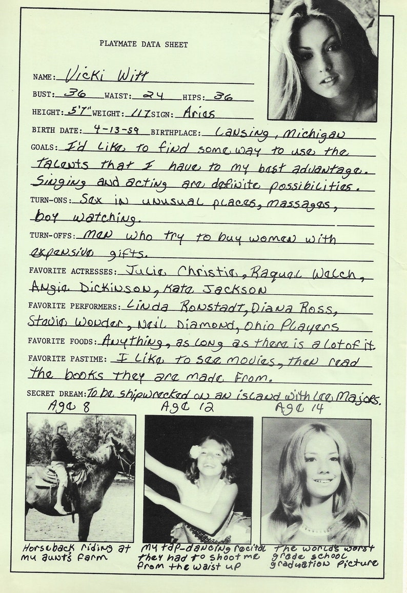 Vintage 1978 August Playboy Ted Turner interview Vicki Witt - Etsy Portugal