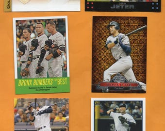 Derek Jeter 2007 - 2012 New York Yankees 6 kart