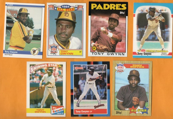 Vintage Tony Gwynn 1984 1993 15 Card Lot San Diego Padres 