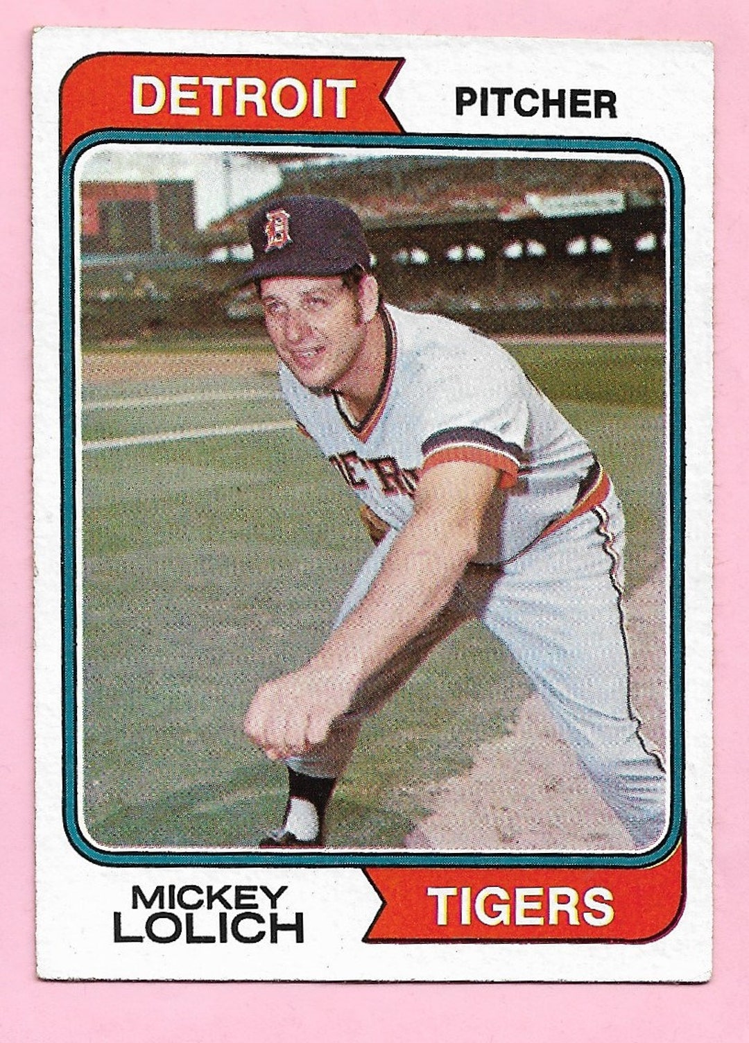 Vintage 1974 1980 Topps Mickey Lolich Detroit Tigers Mets -  Australia