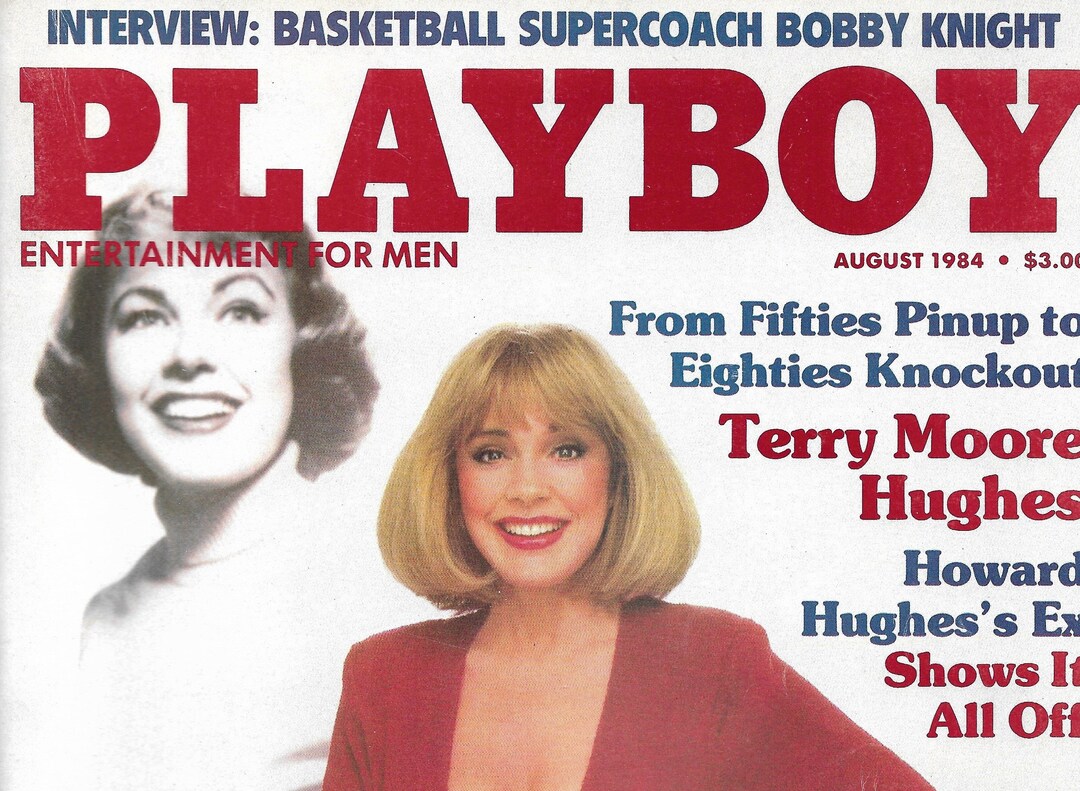 Vintage 1984 August Playboy Suzi Schott Centerfold Terry Moore Etsy