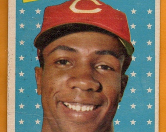 Frank Robinson 1958 Topps All-Star #484 Cincinnati Reds 1 1/2" surface crease