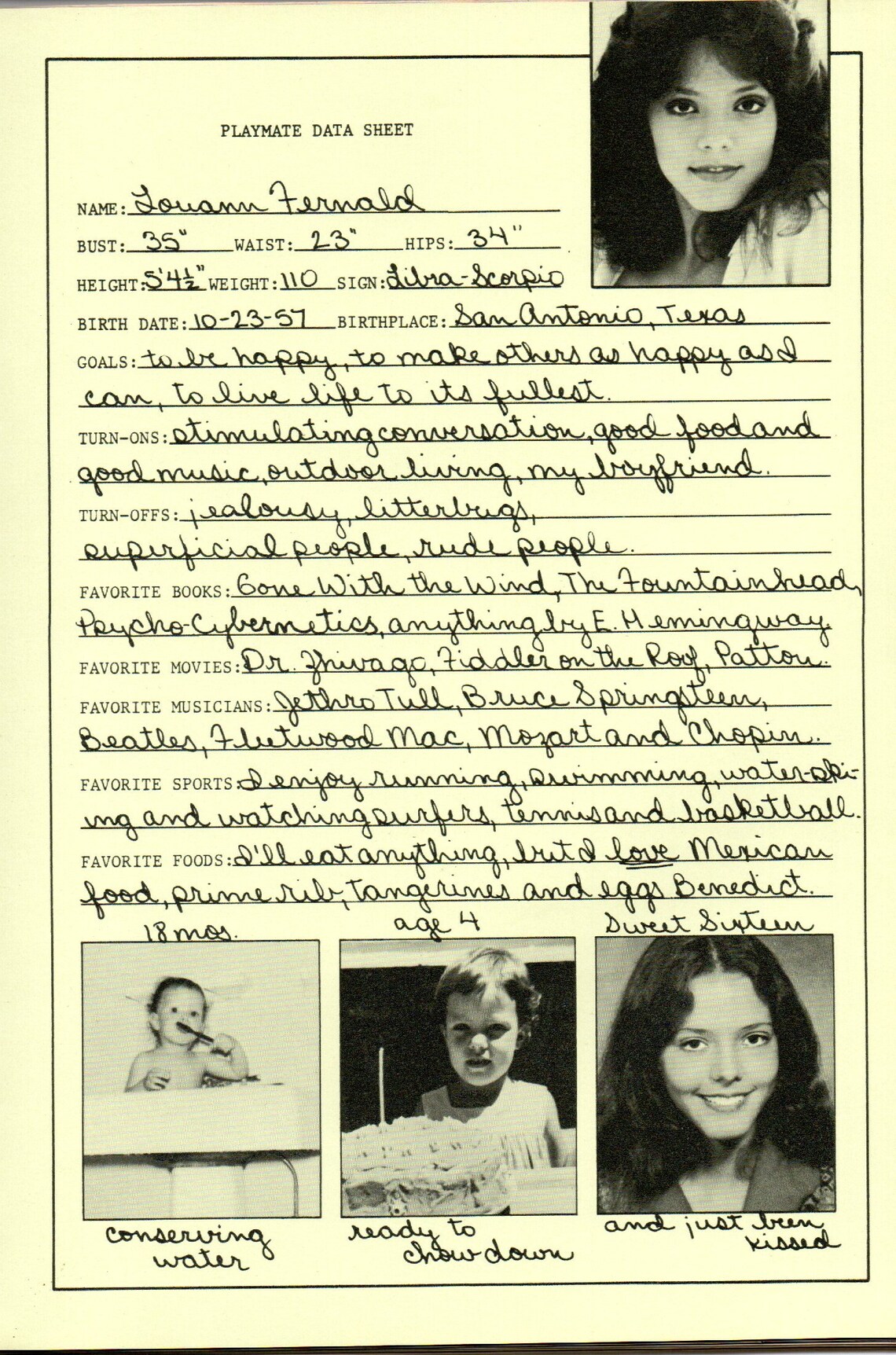 Vintage 1979 June Playboy Louann Fernald Centerfold Monique St - Etsy