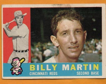 Billy Martin 1960 Topps #173 Cincinnati Reds