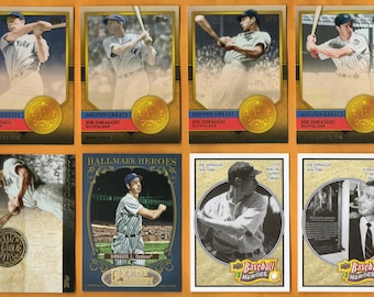 Joe DiMaggio 2010 - 2012 New York Yankees 8 card lot
