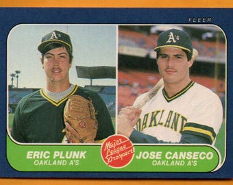 Jose Canseco 1986 Fleer ROOKIE #649 Oakland A's