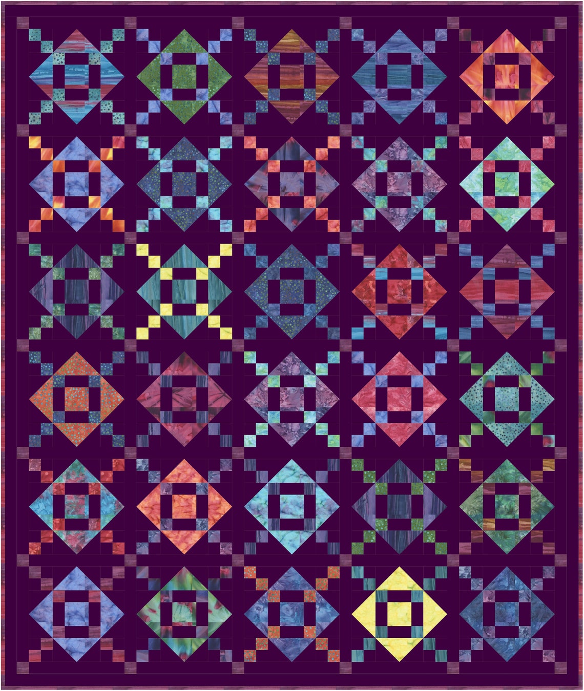 Linda's Lattice PDF Quilt Pattern Etsy