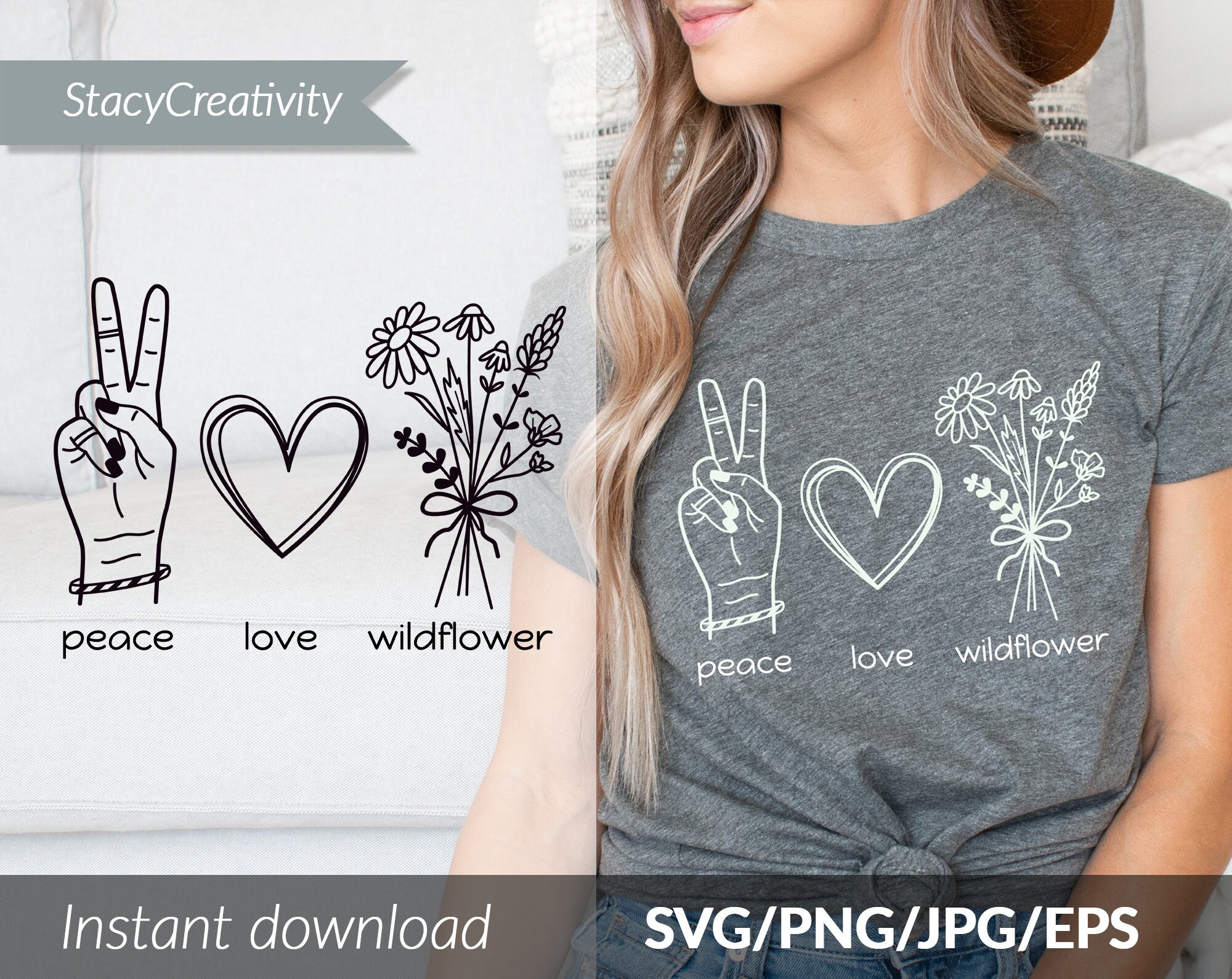 Free Free 201 Hand Peace Love Svg SVG PNG EPS DXF File