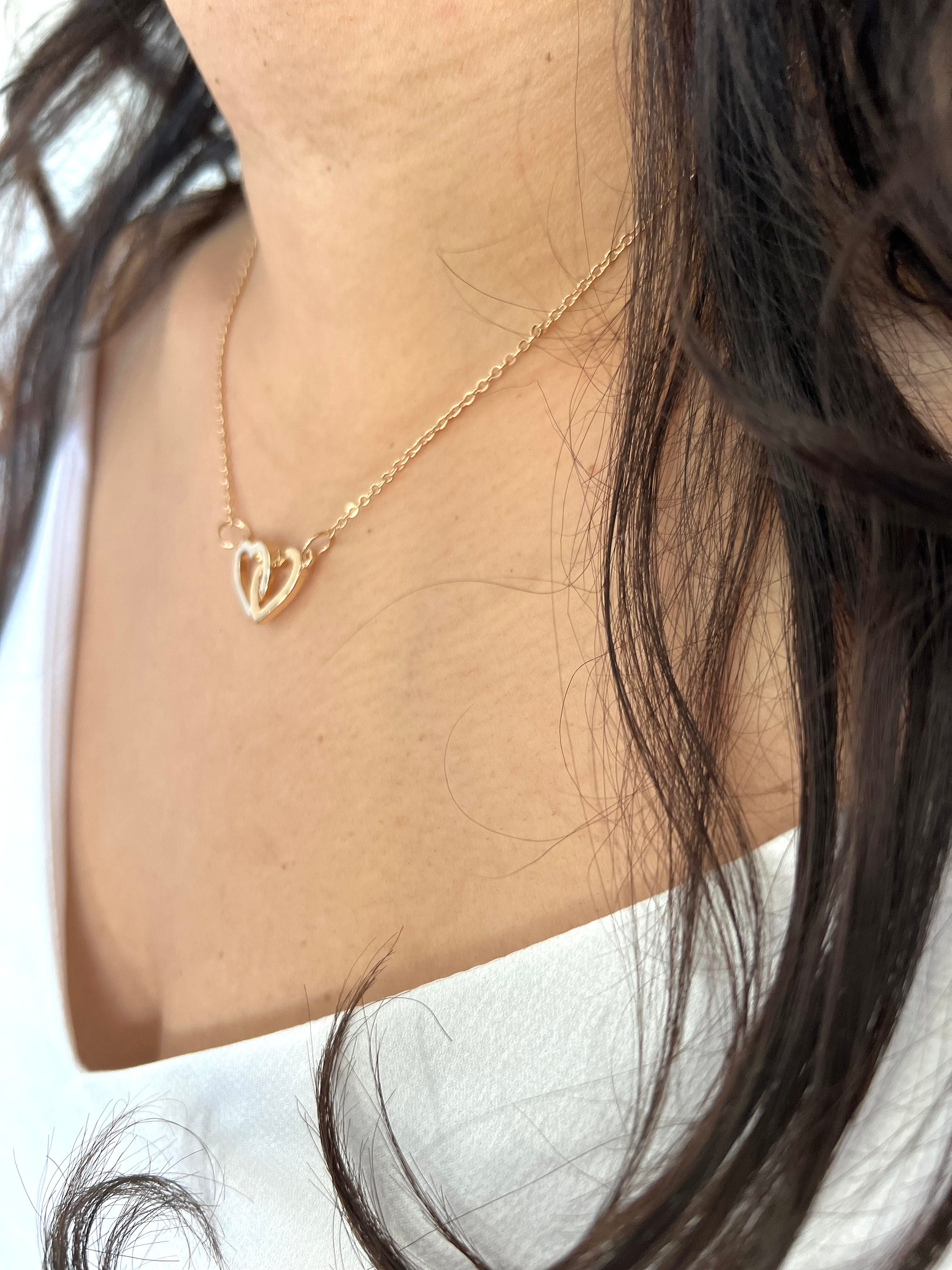 14K Gold Chain Necklace, Delicate Dainty Layered Necklace