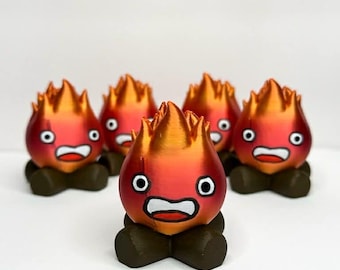 3D Printed Calcifer Desk Buddy From Howl's Moving Castle