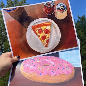 Food Still Life Painting Art Print