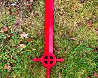 Espada de sangre demoníaca de Finn de Hora de aventuras: accesorio de cosplay