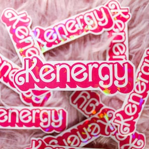 Adesivo del film Barbie Kenergy