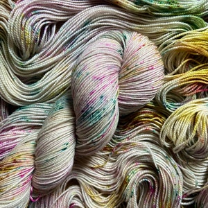 Wild Flower - Hand Dyed Yarn | Fingering Weight, DK, Mohair