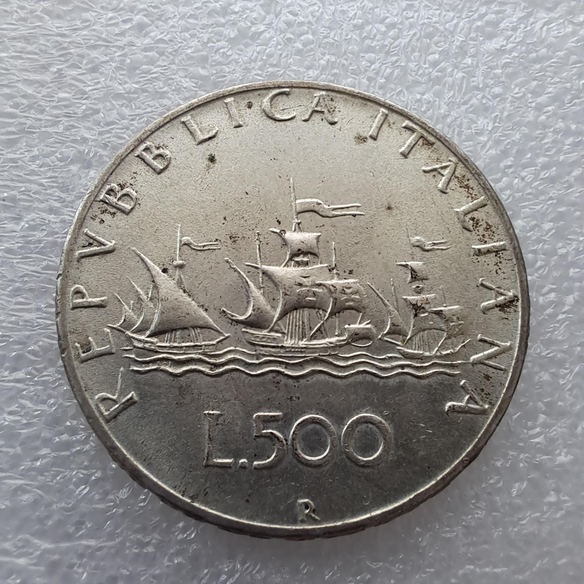 1966年イタリア500リラ銀貨。 - Etsy 日本