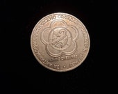 Coins Russia Ussr 1 Ruble 1985 Moscow 12th World Festival of Youth and Students Coin original 6-23