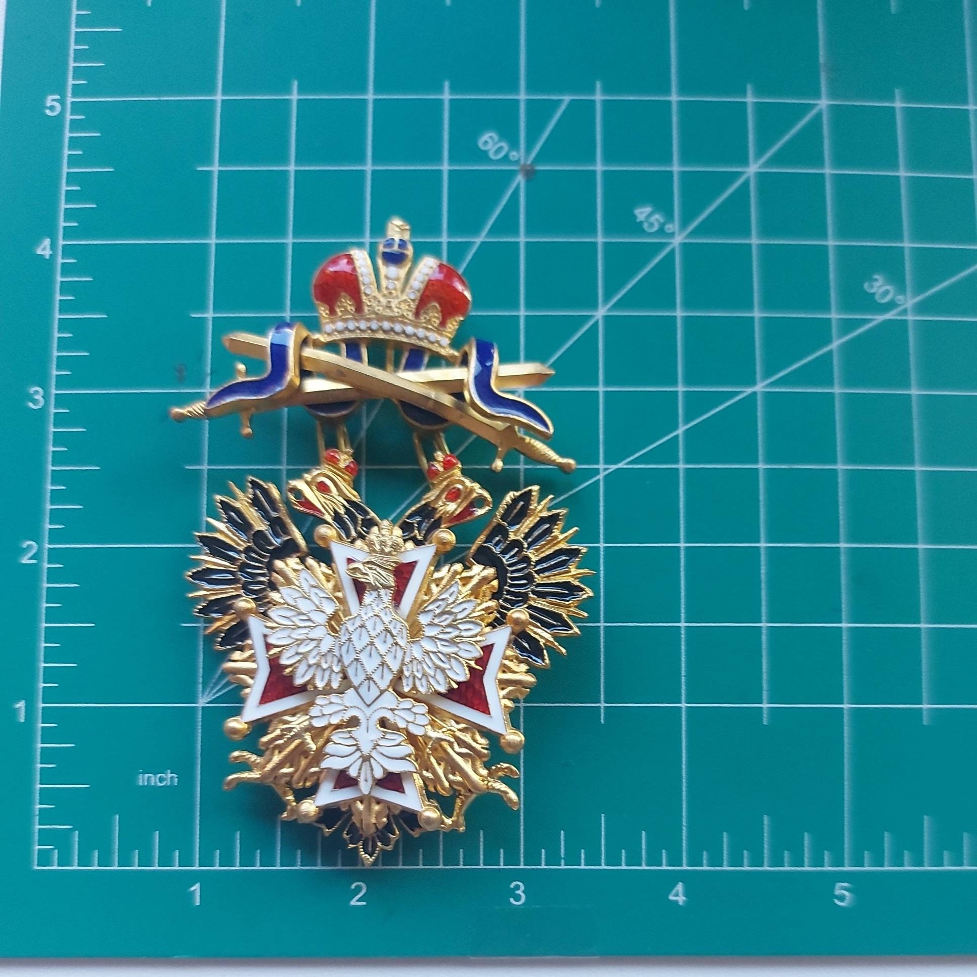 Awards Russia Poland Order White Eagle With Swords,military,replica - Etsy Awards Russia Poland Order White Eagle With Swords,military,replica - Etsy