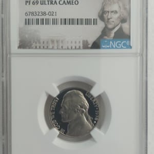 Coins 5 cent 1978s  Jefferson Nickel Ngc Pf69  Ultra Cameo