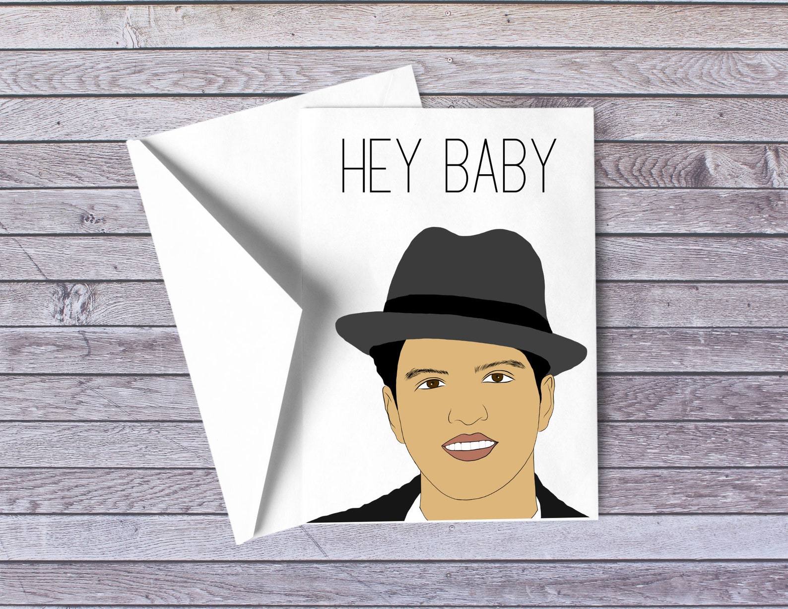Bruno Mars Wedding Proposal Card Greeting Card Etsy