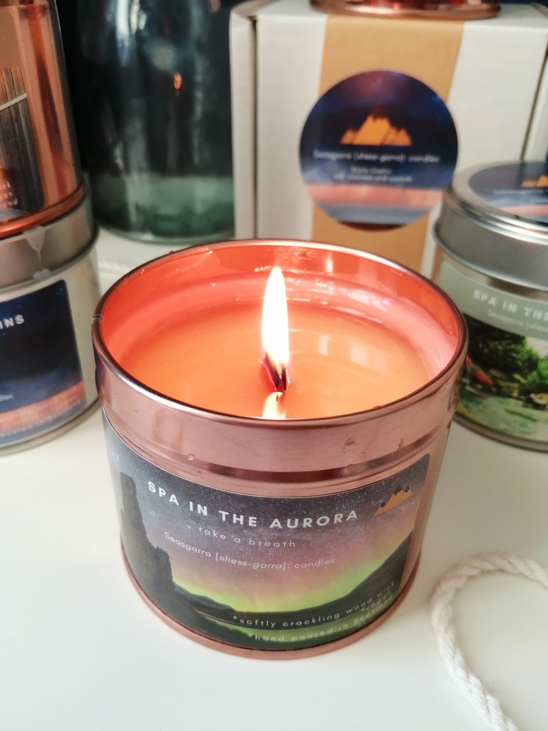 Vegan Wood Wick Crackle Candle / Luxury Coconut Wax Candle Etsy