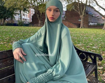 Luxus 2 Stück Jilbab - Gebets Set - Jilbeb - Khimar - Hijab
