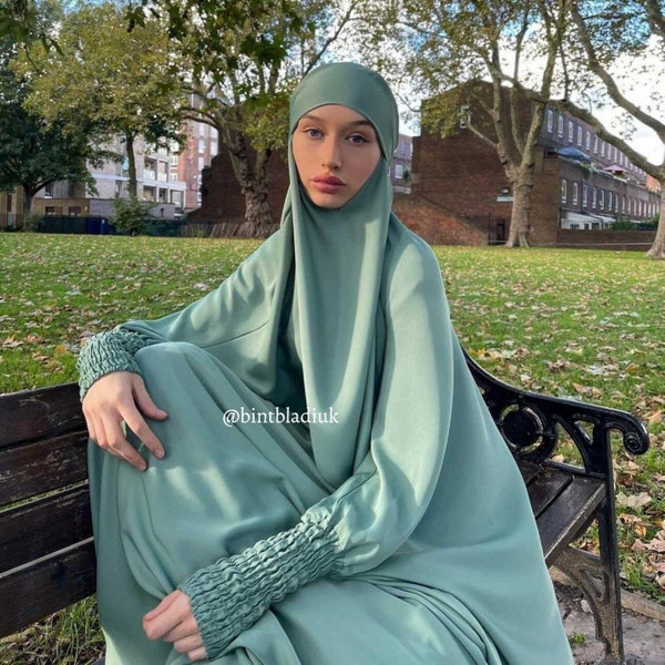 Luxury 2 Piece Jilbab - Prayer set  - Jilbeb - Khimar - Hijab