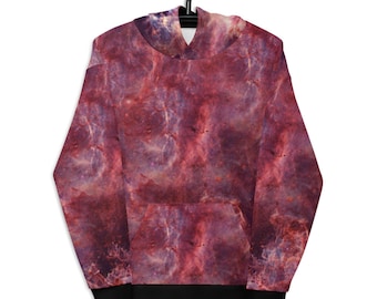 Galaxy Print sudadera con capucha