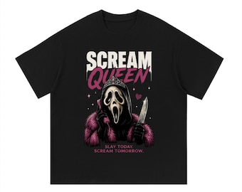 Scream Queen Baggy fit Cotton T-Shirt