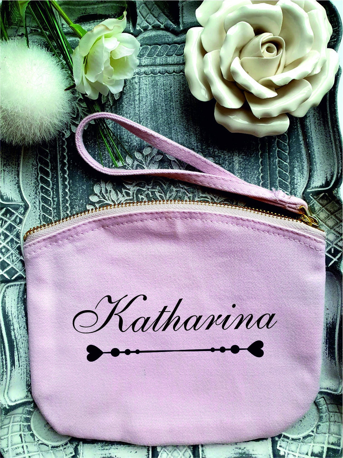 Cosmetic bag Beautybag with personalized finishing Etsy