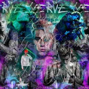 Band/artist, seamless file, repeating file, fabric design, PNG, digital download