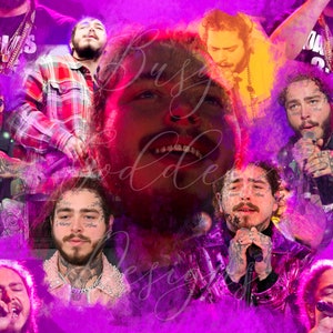 Band, artist, seamless file, PNG, digital download