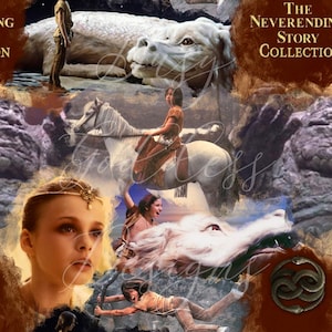 Never ending story, seamless file, repeating pattern, PNG, digital download