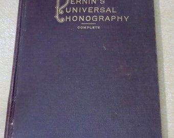 1914 Pernin's Universal Phonographie Shorthand Code Writing