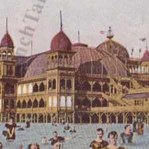 Pabellón de baño de la playa Saltair de 1903, Gran Lago Salado