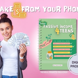 Business Plan für Jugendliche,Passives Einkommen, Geldmanagement, Master Reseller Rechte Digitale Produkte, Budgetierung für Jugendliche, Finanal Planer!