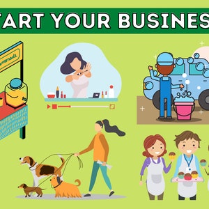 Small Business Plan Template for Kids, Kid Entrepreneur, Budgeting ...
