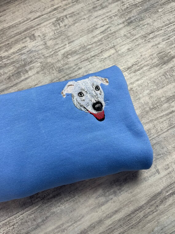 Custom Dog Sweater, Dog Memorial Gift, Pet Memorial Gift, Embroidered Sweatshirt, Personalized Dog Gift, Personalized Cat Gift