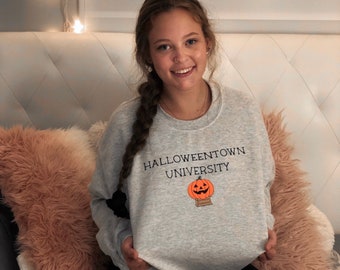Halloweentown Universität Sweatshirt, niedlichen Herbst Pullover, Herbst Sweatshirt für Halloween, Weihnachtsgeschenk für Studenten