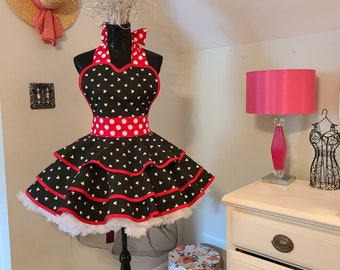 Mickey Retro Style Apron- Made with Licensed Fabric