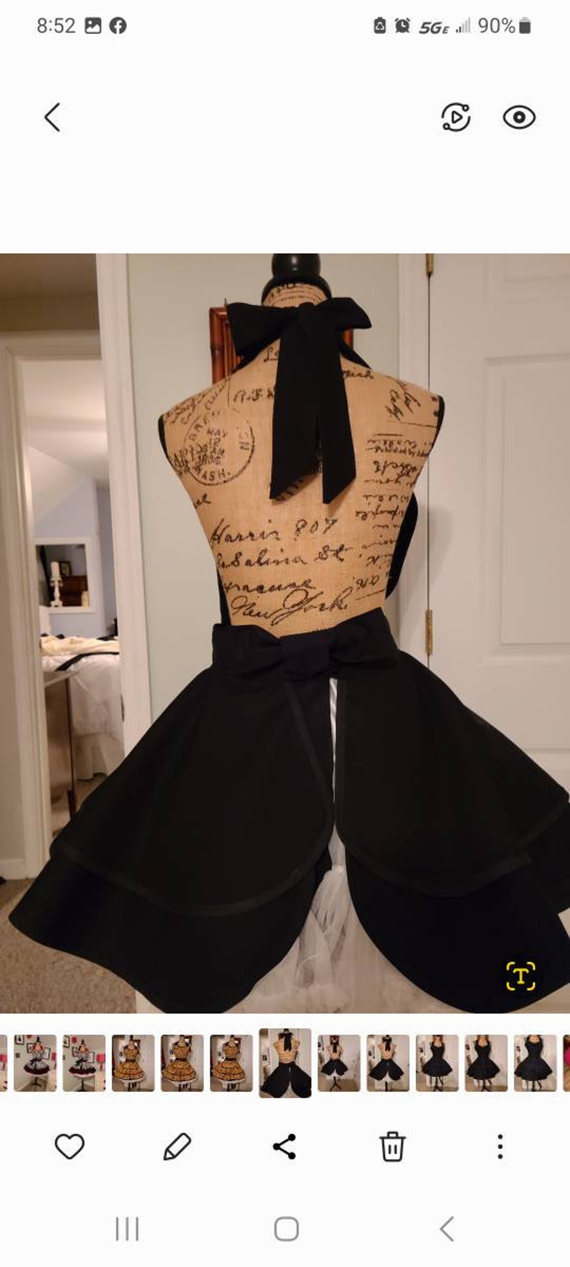 Fancy Bustle Apron main image 1