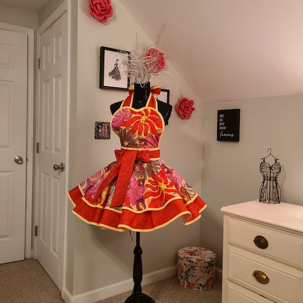 Large Bust Apron Etsy